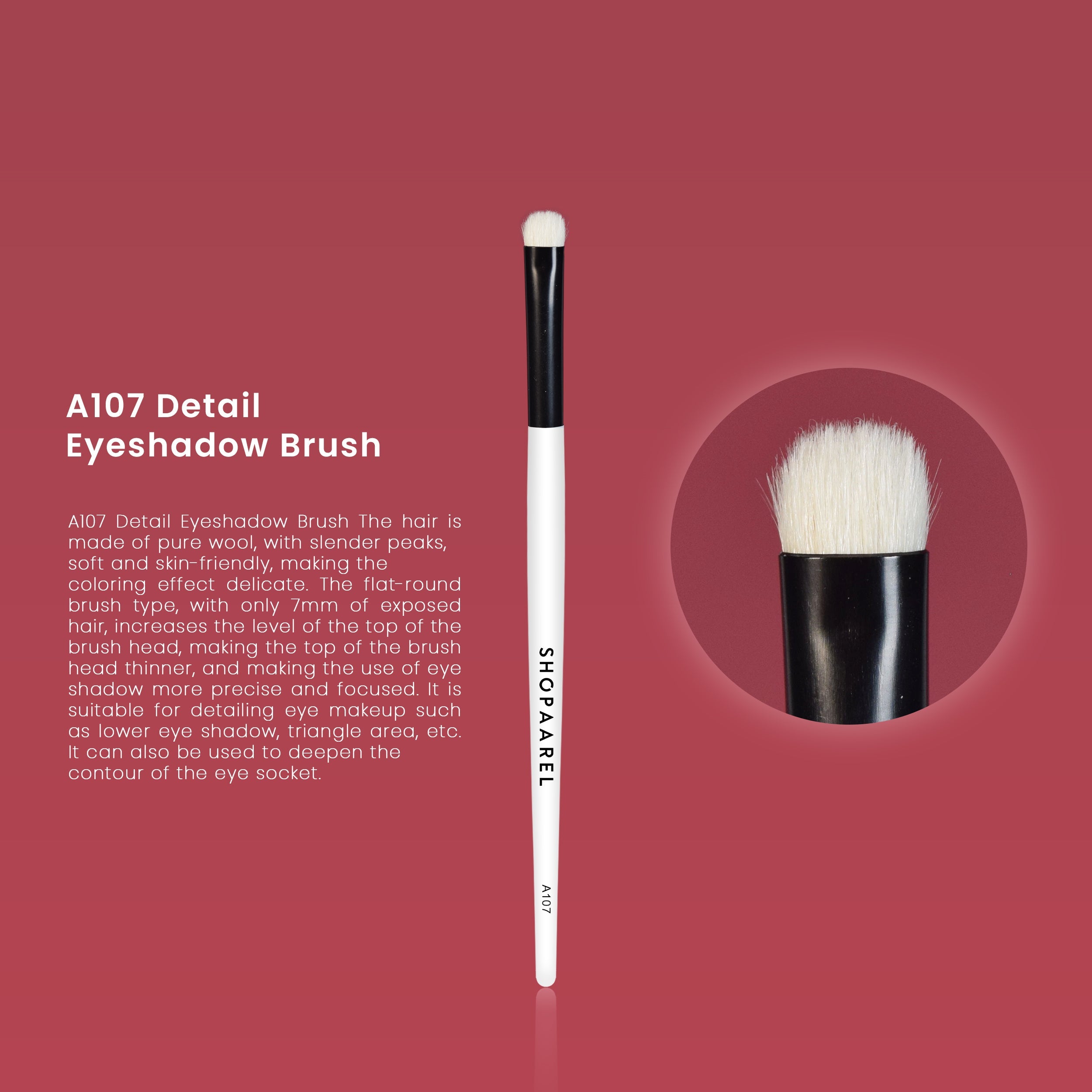 A107 Detail Eyeshadow Brush