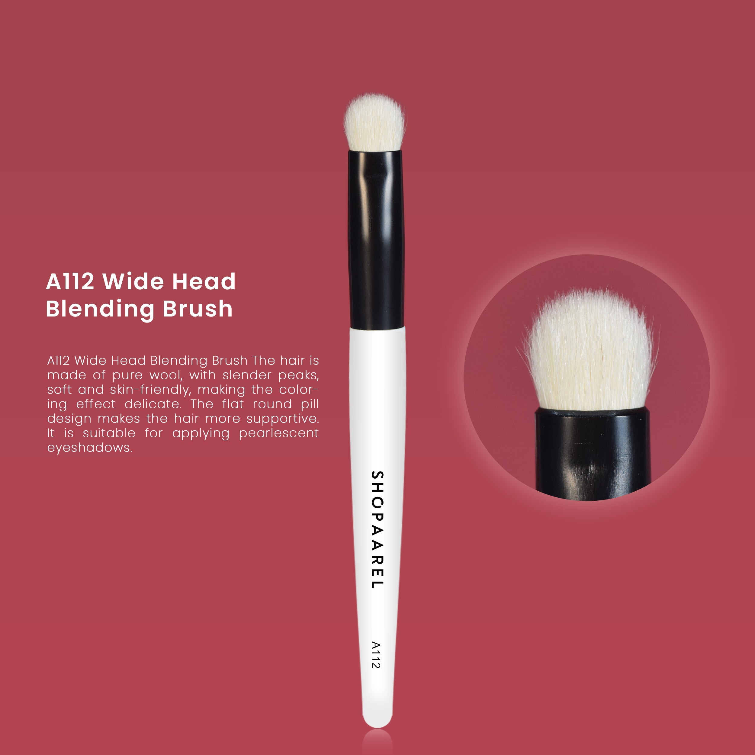 A112  Wide Head Blending Brush