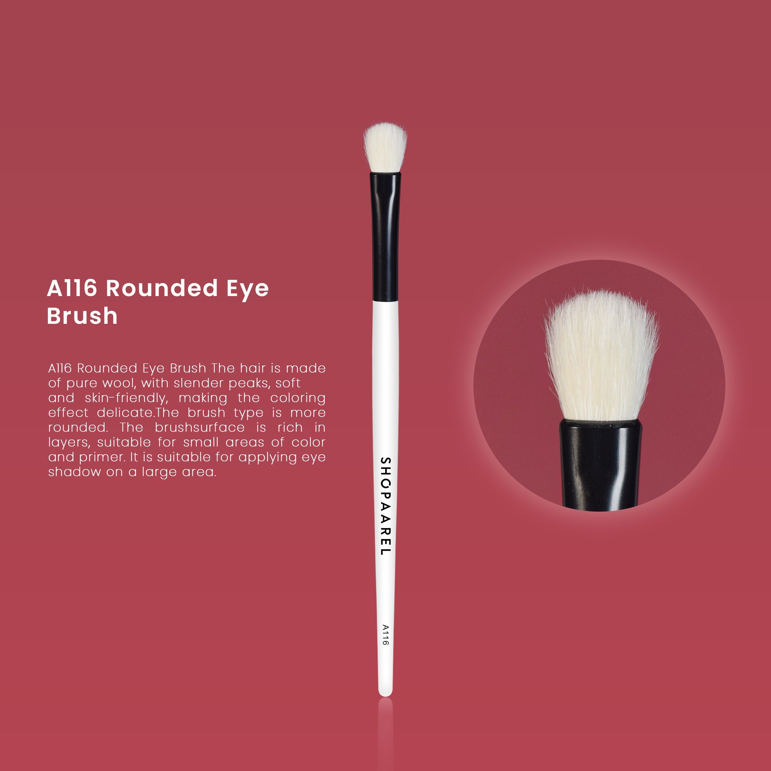 A116 Rounded Eye Brush