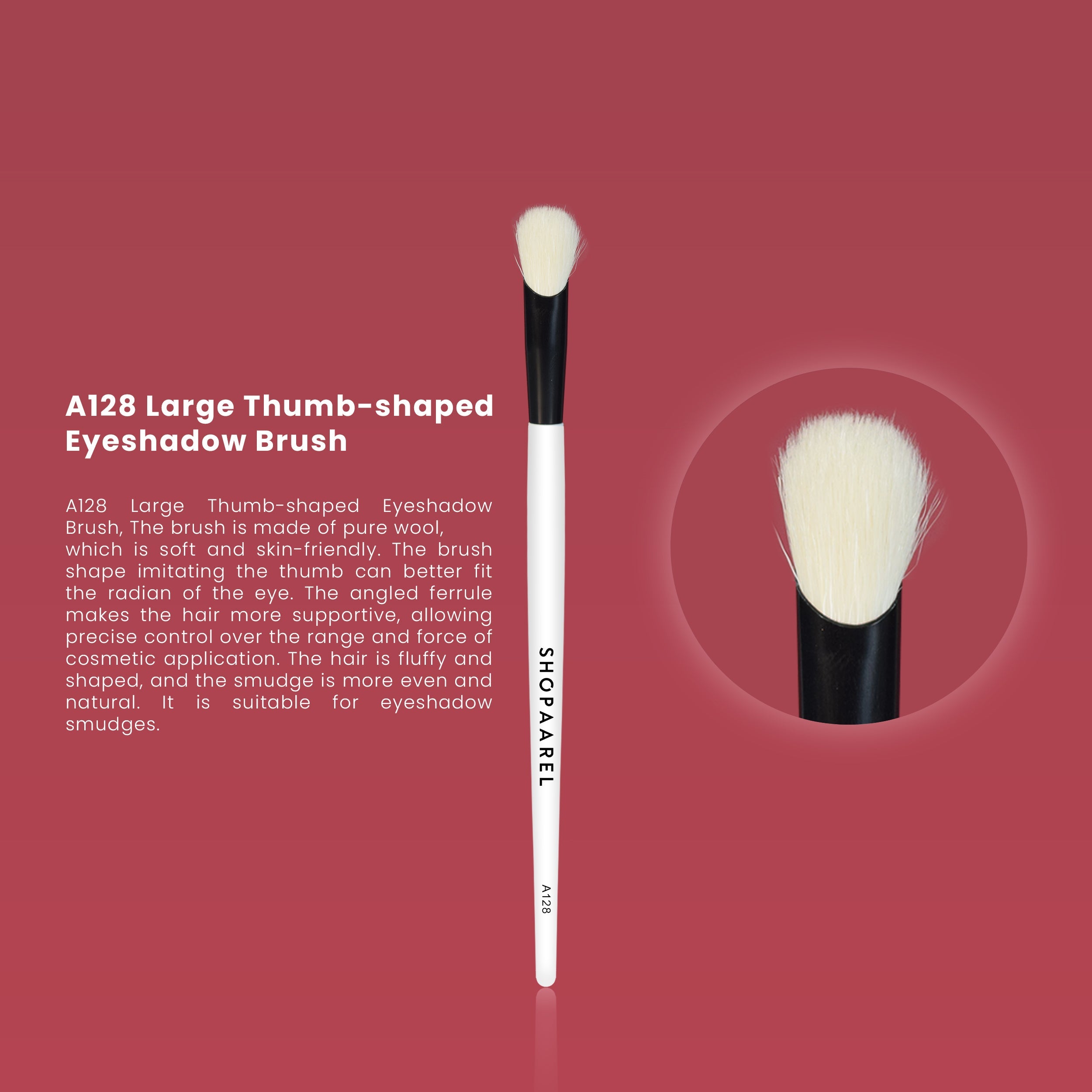 A128 Large Thumb-shaped Eyeshadow Brush