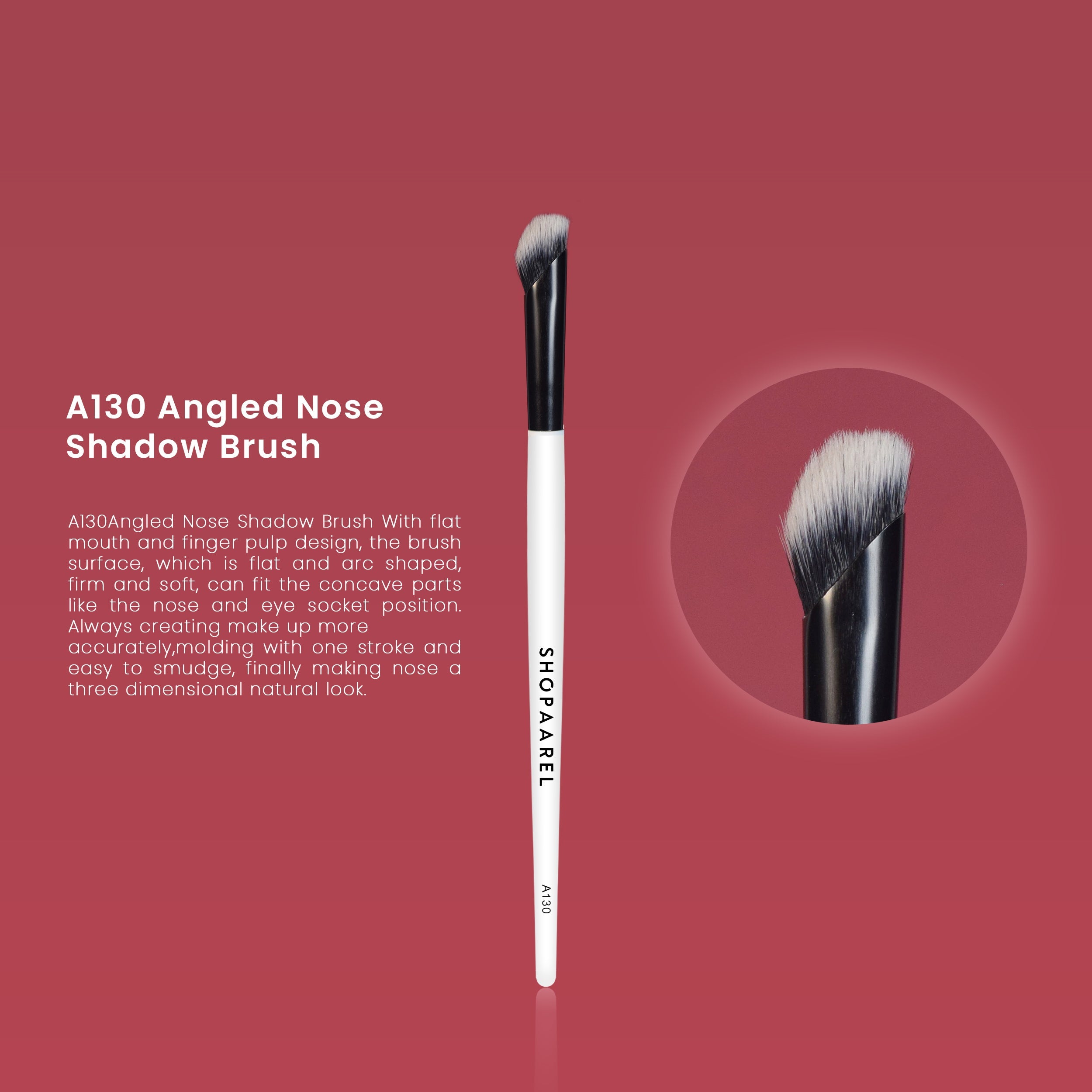 A130Angled Nose Shadow Brush