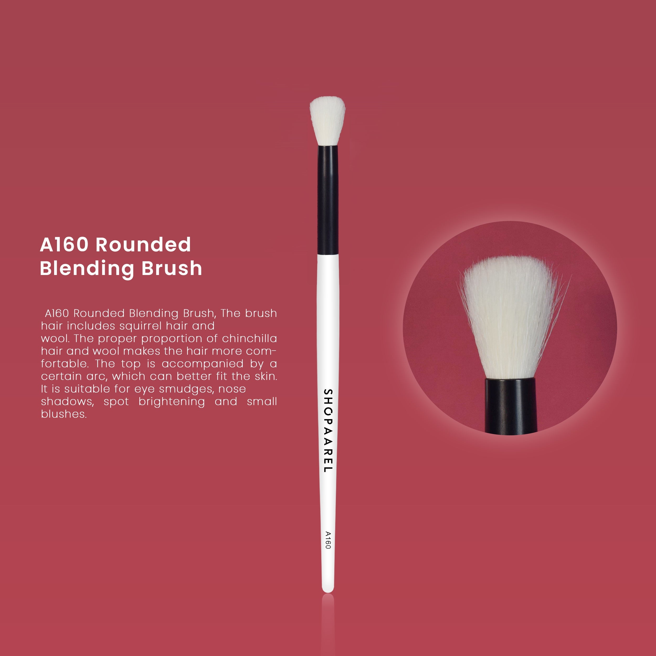 A160 Rounded Blending Brush(108#)