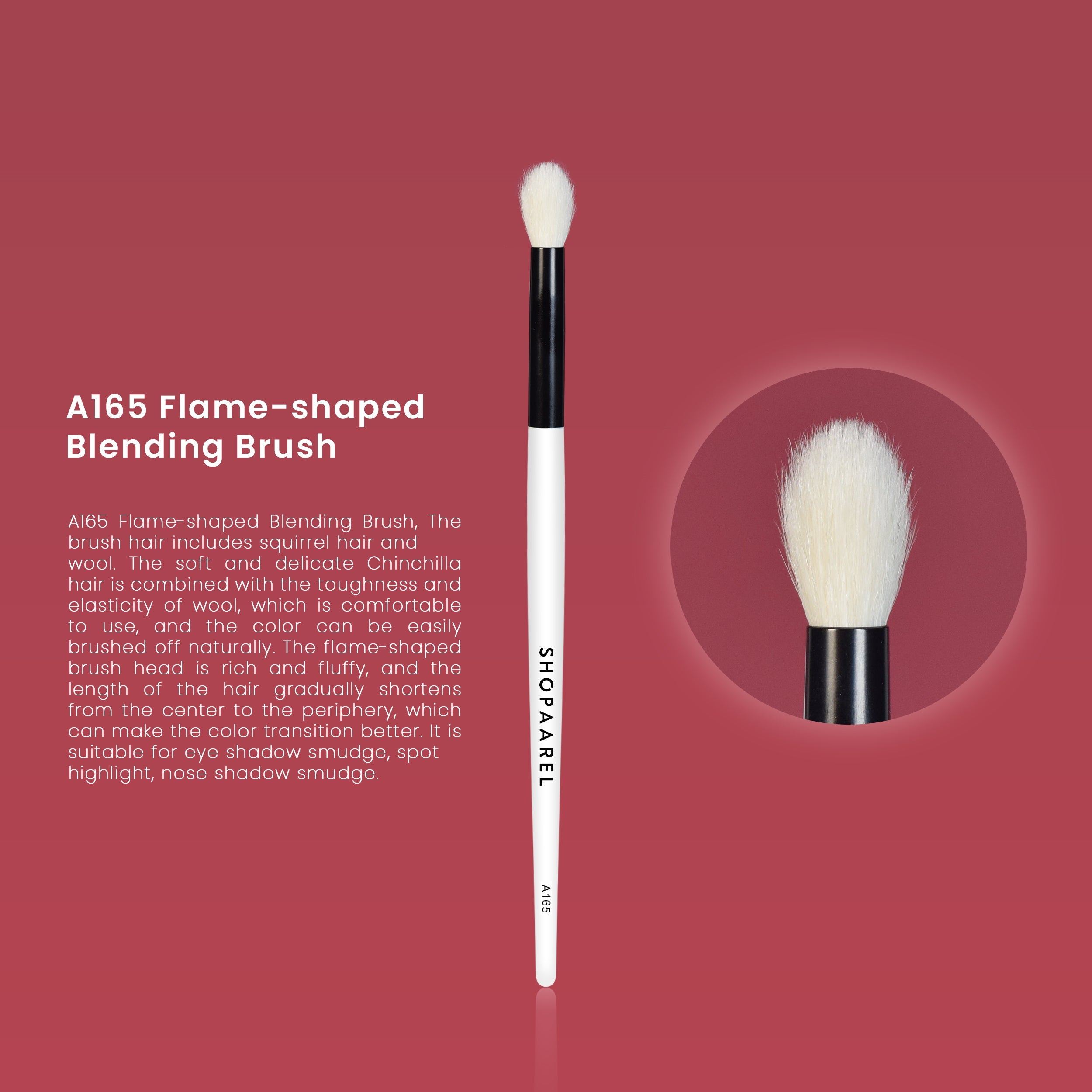 A165 Flame-shaped Blending Brush