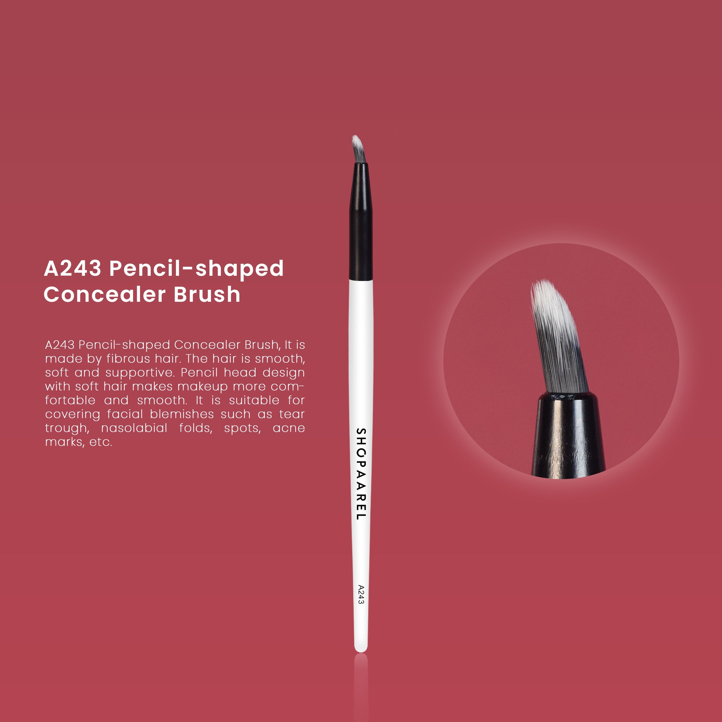 A243 Pencil-shaped Concealer Brush