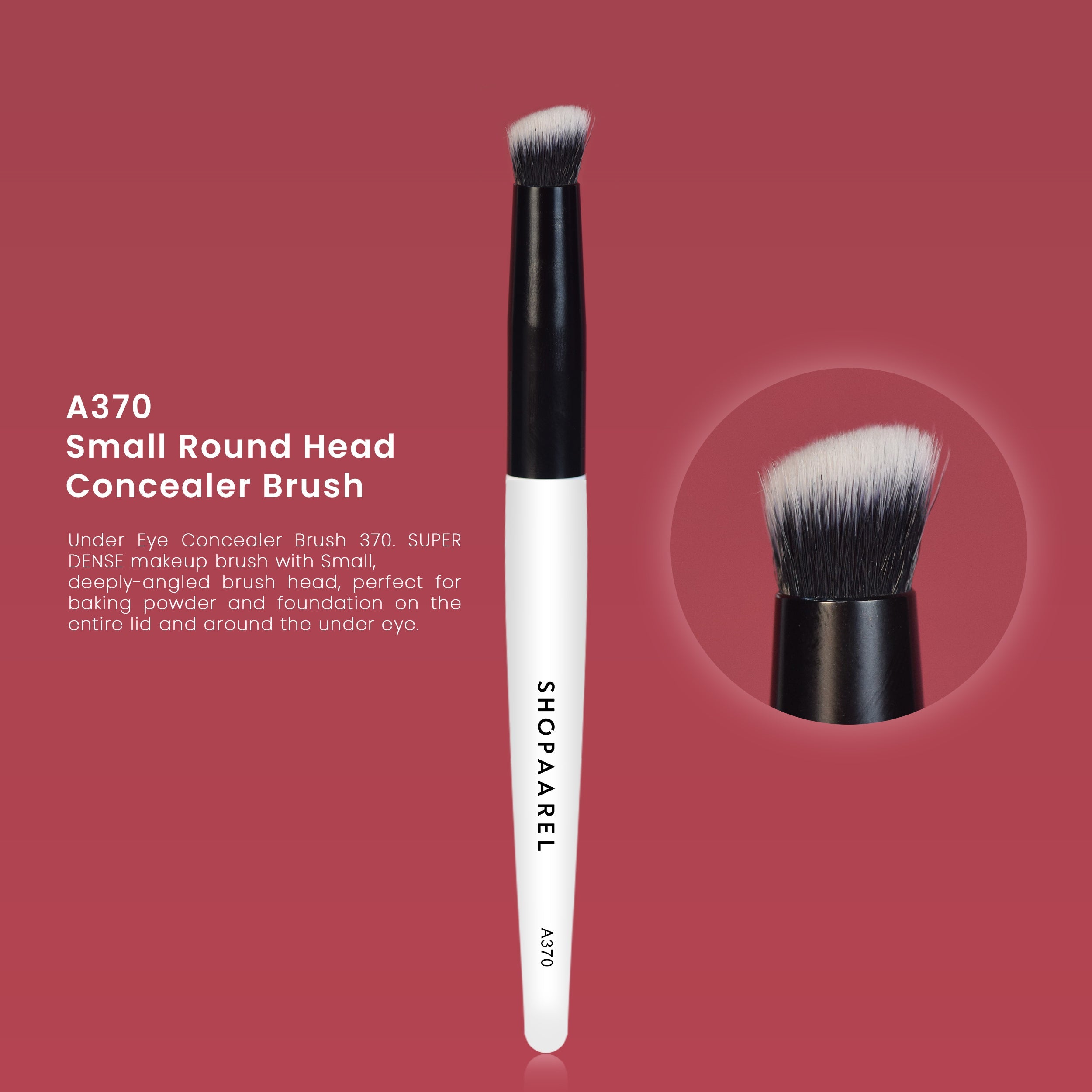 A370  Small Round Head Concealer Brush